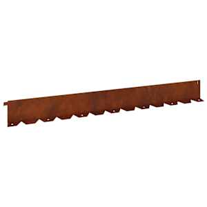 vidaXL Murupiire 30 tk 102 x 10 x 4 cm Teras Rooste