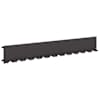 vidaXL Murupiire 30 tk 102 x 15 x 4 cm Steel Must