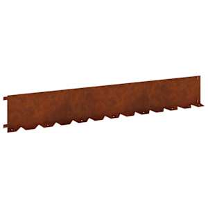 vidaXL Murupiire 10 tk 102 x 15 x 4 cm Teras Rooste