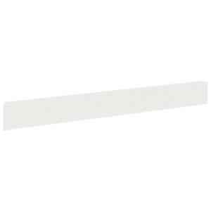 vidaXL Murupiire 10 tk 100 x 12 cm Teras Valge