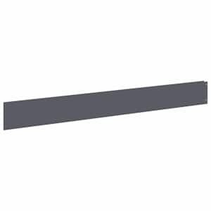 Okraj trávníku 10 pcs 100 x 12 cm Ocel Antracitová - obrázek 2