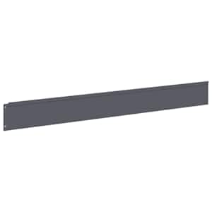 Okraj trávníku 10 pcs 100 x 12 cm Ocel Antracitová - obrázek 5