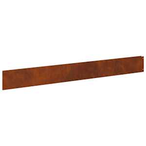 vidaXL Murupiire 20 tk 100 x 12 cm Teras Rooste