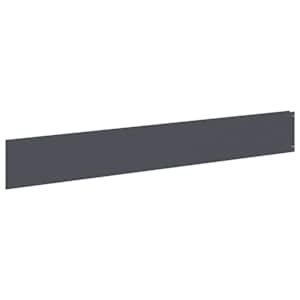 Okraj trávníku 10 pcs 100 x 15 cm Ocel Antracitová - obrázek 2