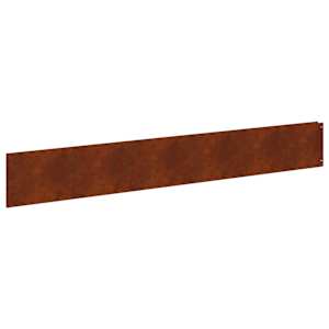 vidaXL Murupiire 20 tk 100 x 15 cm Teras Rooste