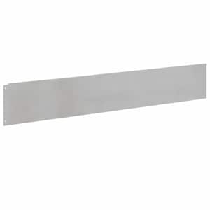 Okraj trávníku 10 pcs 100 x 18 cm Ocel Stříbrná - obrázek 5