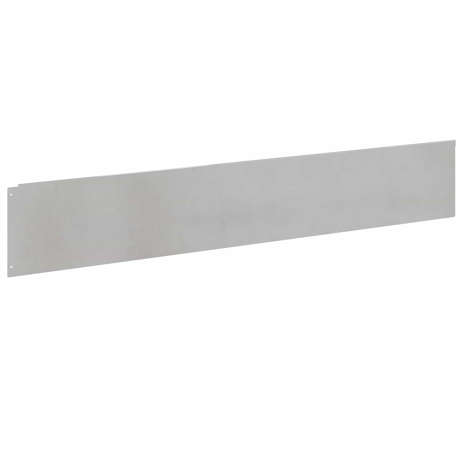vidaXL Robovi trave 30 pcs 100 x 18 cm Jeklo Srebrna - slika 5