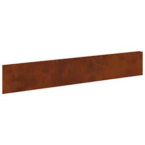 vidaXL Murupiire 10 tk 100 x 18 cm Teras Rooste