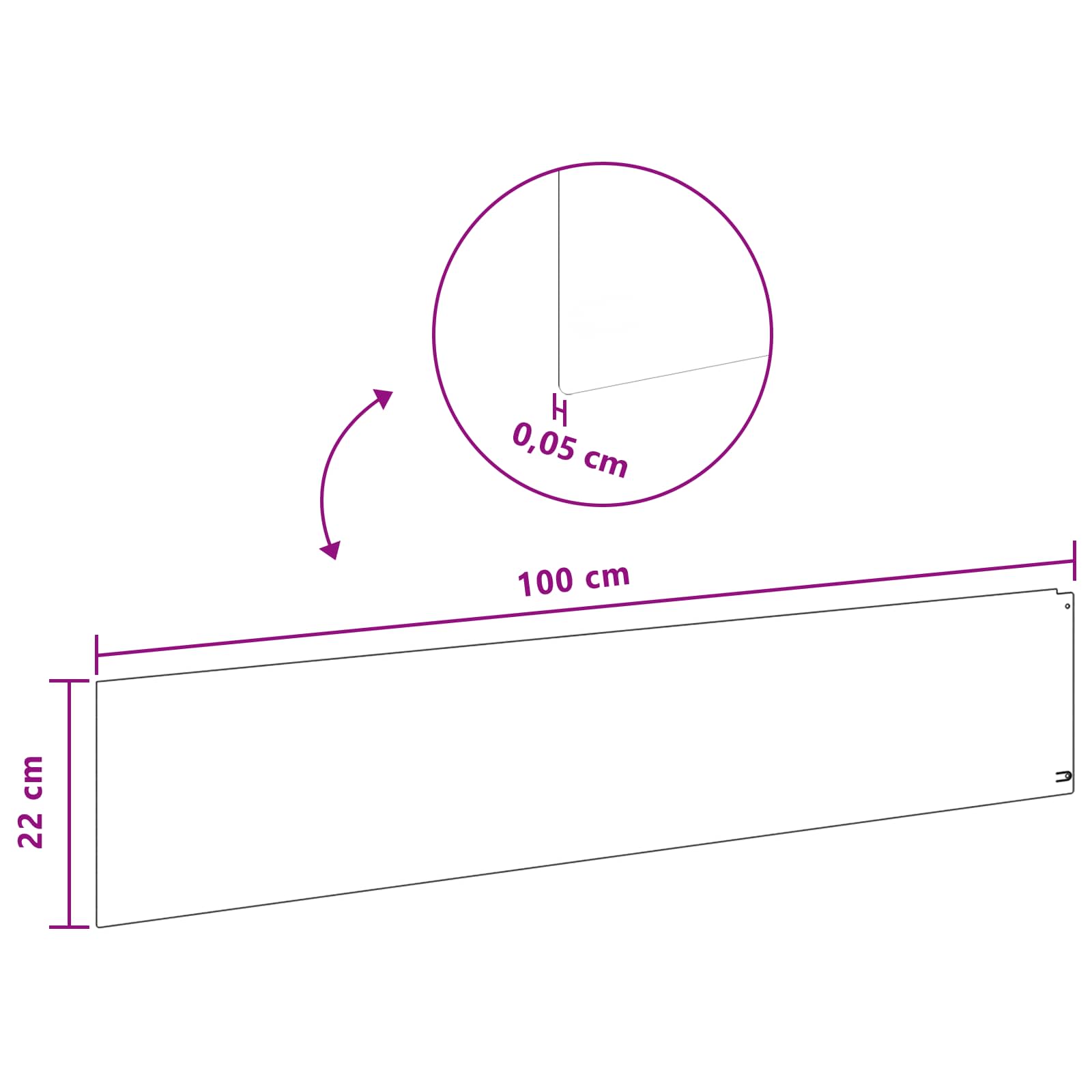 Robovi trave 10 kos 100 x 22 cm Jeklo Srebrna - slika 9