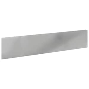 Okraj trávníku 10 pcs 100 x 22 cm Ocel Stříbrná - obrázek 2