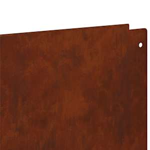 Okraj trávníku 10 pcs 100 x 22 cm Ocel Rezavá - obrázek 7