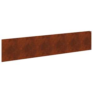 vidaXL Murupiire 20 tk 100 x 22 cm Teras Rooste