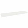 vidaXL Murupiire 10 tk 100 x 10 x 8 cm Teras Valge