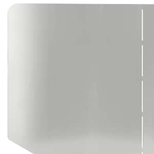Okraj trávníku 100 x 45 cm Ocel Stříbrná - obrázek 6