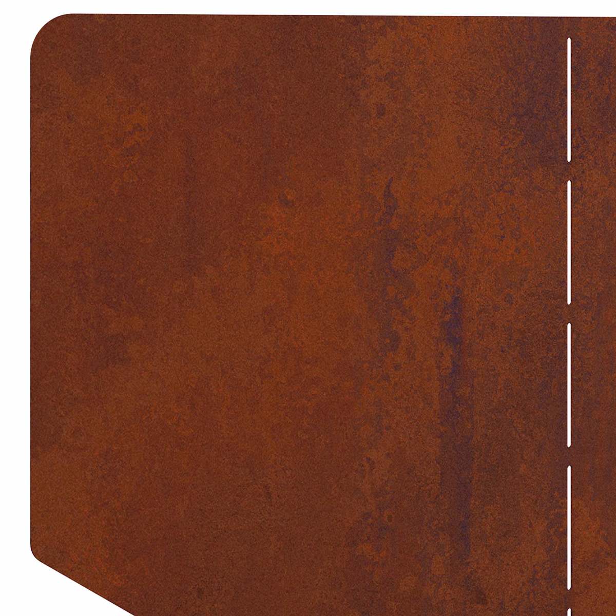 Plænekant 100 x 45 cm Stål Rusten - Billede 7