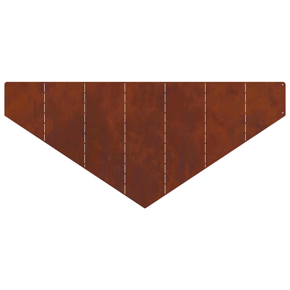 Plænekant 100 x 45 cm Stål Rusten - Billede 6