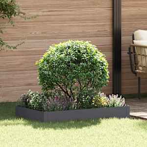 Robovi trave 100 x 60 x 20 cm Jeklo Antracit