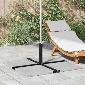 Osnovna podlaga za parasol za palice premera 25–50 mm Črna