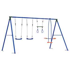 Houpací set na zahradu Vícebarevný 330 x 185 x 185 cm Ocel a PE - obrázek 6
