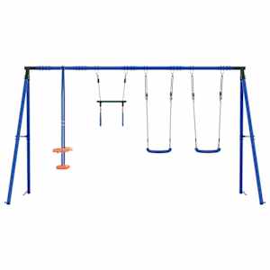 Houpací set na zahradu Vícebarevný 330 x 185 x 185 cm Ocel a PE - obrázek 4