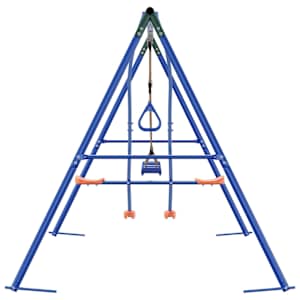 Houpací set na zahradu Vícebarevný 330 x 185 x 185 cm Ocel a PE - obrázek 5