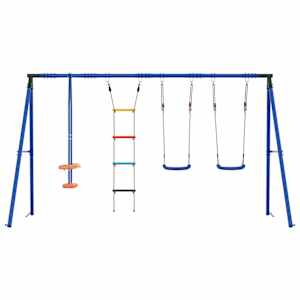 Houpací set na zahradu Vícebarevný 330 x 185 x 185 cm Ocel a PE - obrázek 4