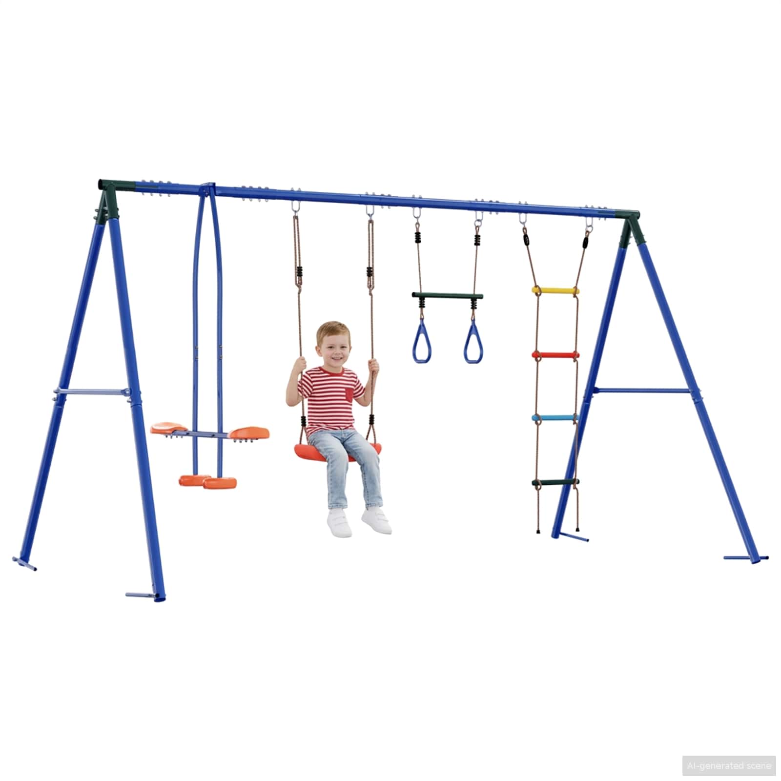 Σετ Κούνιας Εξωτερικού Χώρου Πολύχρωμο 330 x 185 x 185 εκ - Image 3