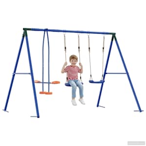 Houpací set na zahradu Vícebarevný 263 x 185 x 185 cm Ocel a PE - obrázek 3