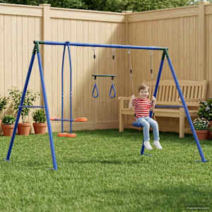 Zunanji swing komplet večbarvno 263 x 185 x 185 cm Jeklo in PE