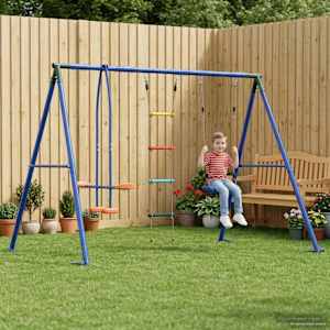 Zunanji swing komplet večbarvno 263 x 185 x 185 cm Jeklo in PE
