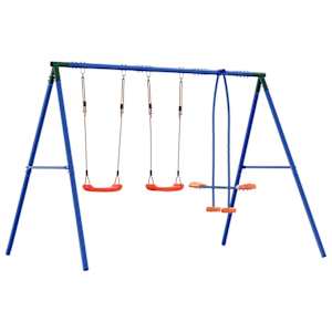 Houpací set na zahradu Vícebarevný 263 x 185 x 185 cm Ocel a PE - obrázek 6