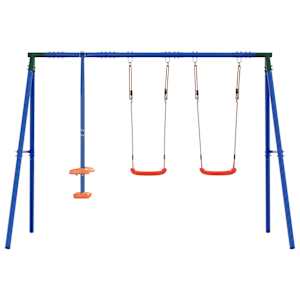 Houpací set na zahradu Vícebarevný 263 x 185 x 185 cm Ocel a PE - obrázek 4
