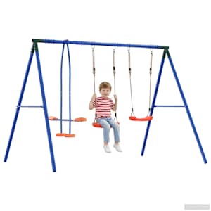 Houpací set na zahradu Vícebarevný 263 x 185 x 185 cm Ocel a PE - obrázek 3