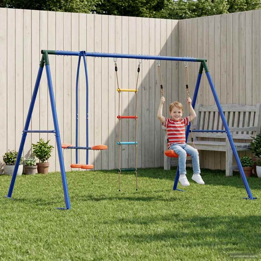 vidaXL Set de Leagăne Exterior Multicolour 263 x 185 x 185 cm