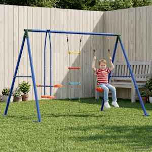 Zunanji swing komplet večbarvno 263 x 185 x 185 cm Jeklo in PE