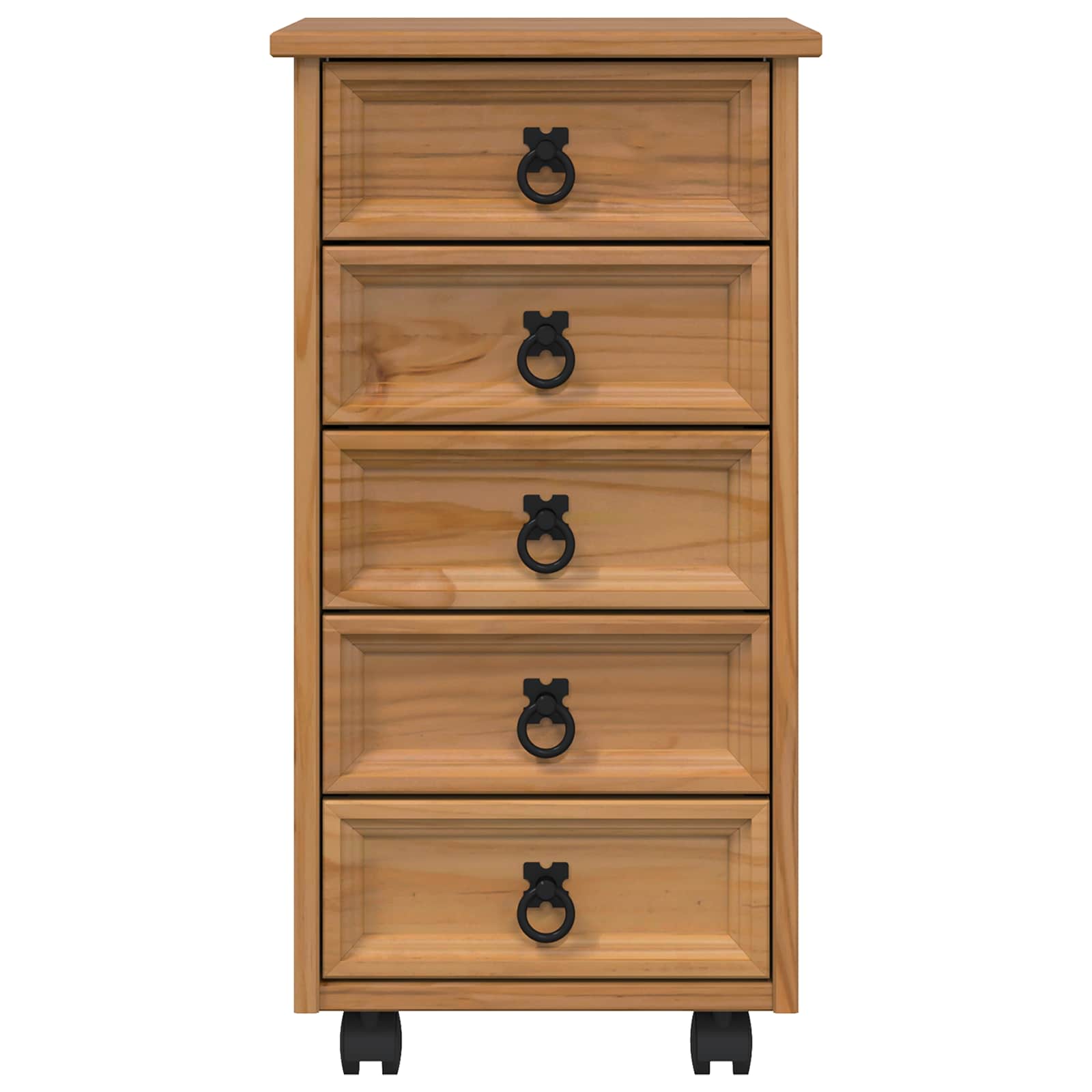 Rolkast met lades CORONA Massief grenenhout en engineered wood image 4