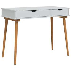 vidaxl Riietumislaud FAUSKE Valge 100 x 50 x 78 cm