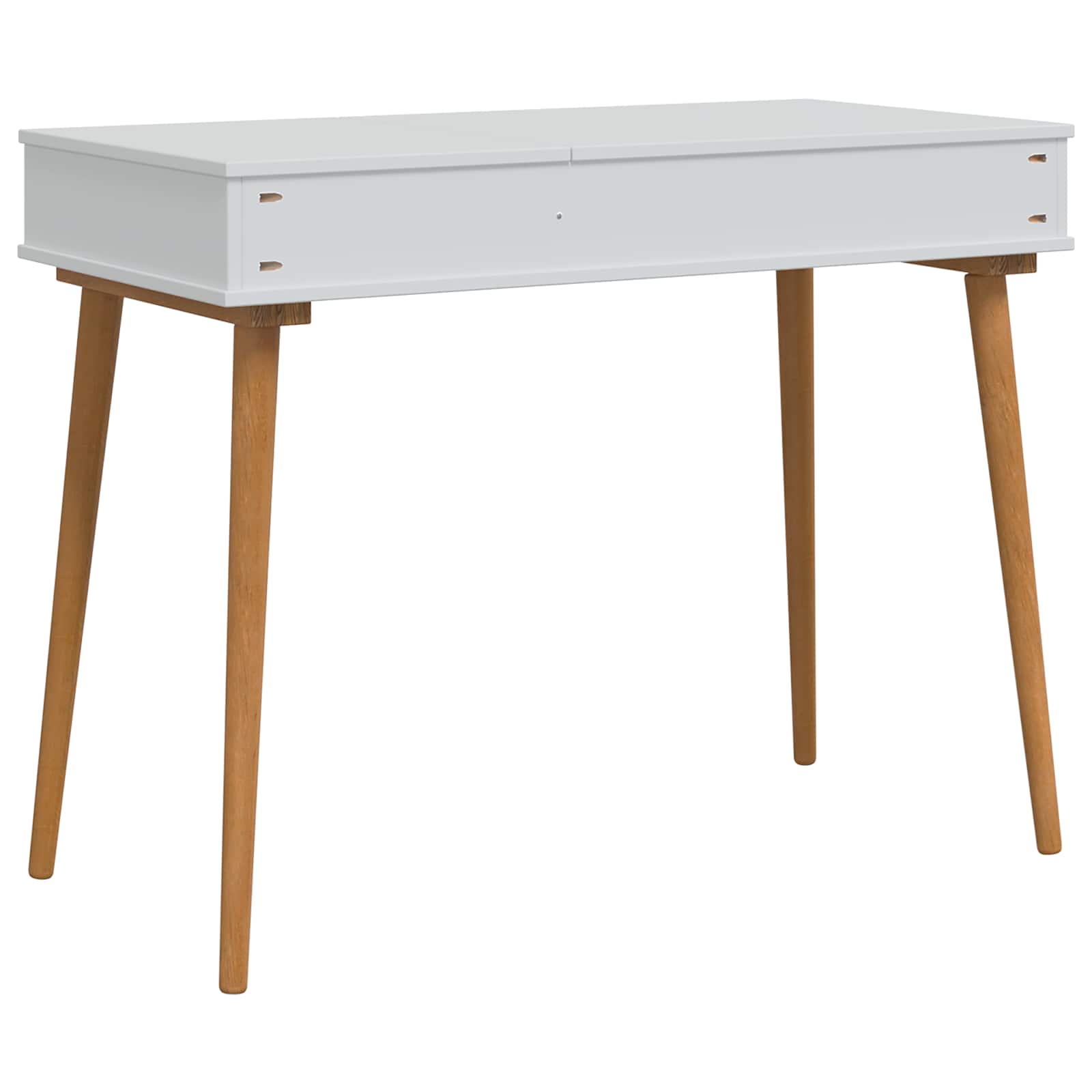 vidaxl Toaletna mizica FAUSKE Bela 100 x 50 x 78 cm - slika 5