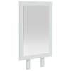 vidaxl Peegel FAUSKE Valge 43 x 3,5 x 77 cm Ristk&uuml;lik