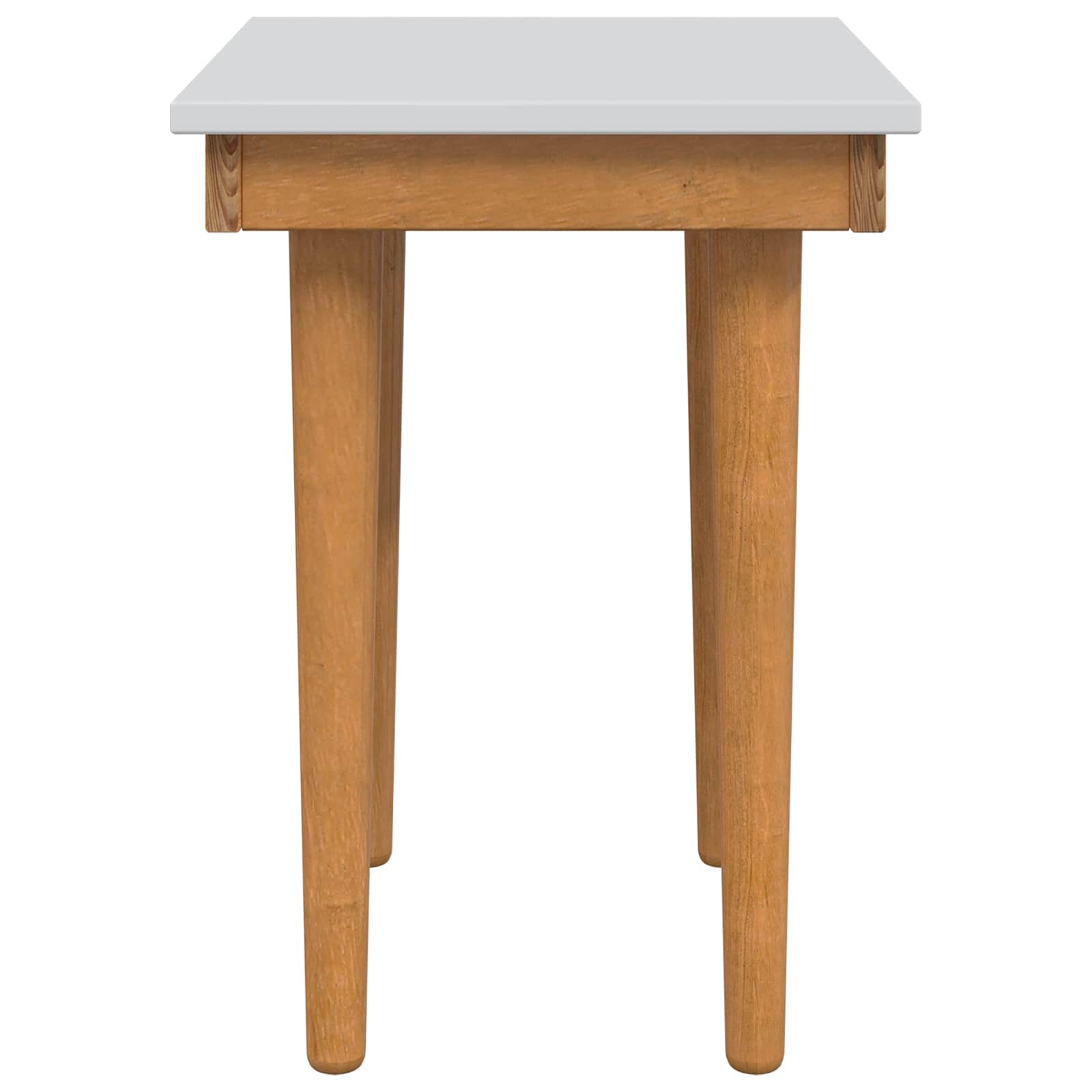 Henktafel Kruk FAUSKE Wit 40 x 33 x 45 cm Massief grenenhout image 3