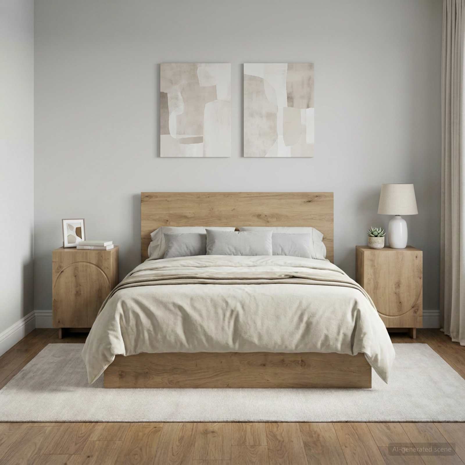 vidaXL Nachttisch 2 stk. Artisan-Eiche 33,5 x 34,5 x 50 cm