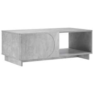 vidaXL Kohvilaud Betoonhall 95 x 50,5 x 35 cm Tehispuit