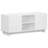 vidaXL Telerialus 90 x 34,5 x 40 cm Valge Tehispuit