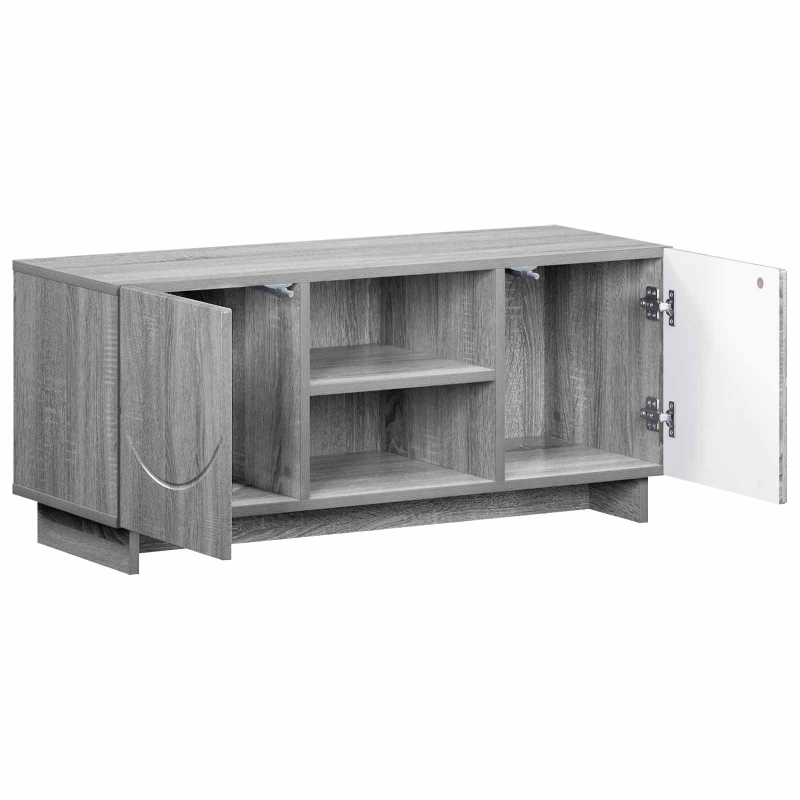 ТВ стойка 90 x 34.5 x 40 cm Сив Сонома Инженерна дървесина — изображение 3