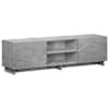 vidaXL Telerialus 140 x 34,5 x 40 cm Betoonhall Tehispuit