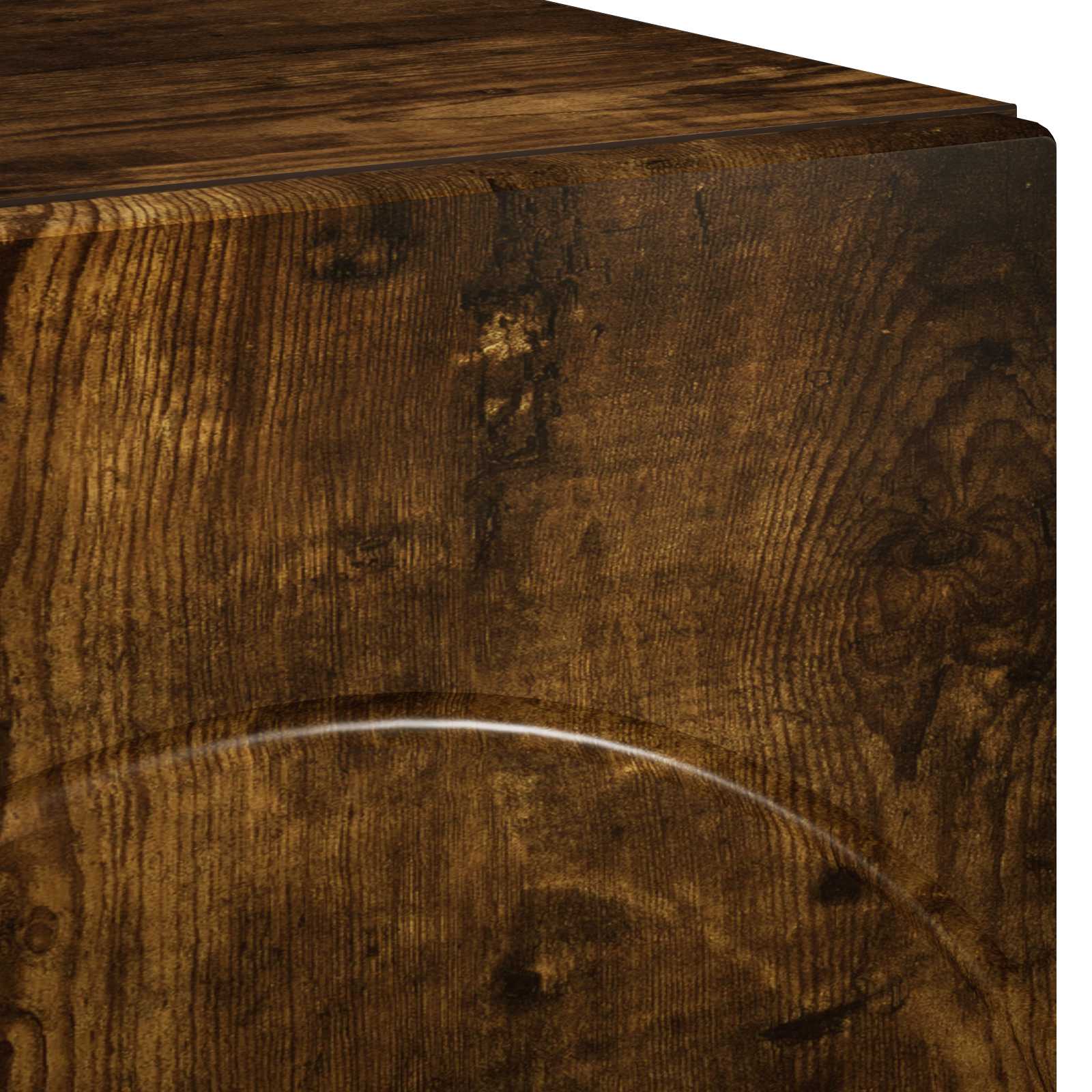 TV stojalo 140 x 34,5 x 40 cm Dimljen hrast Inženirski les