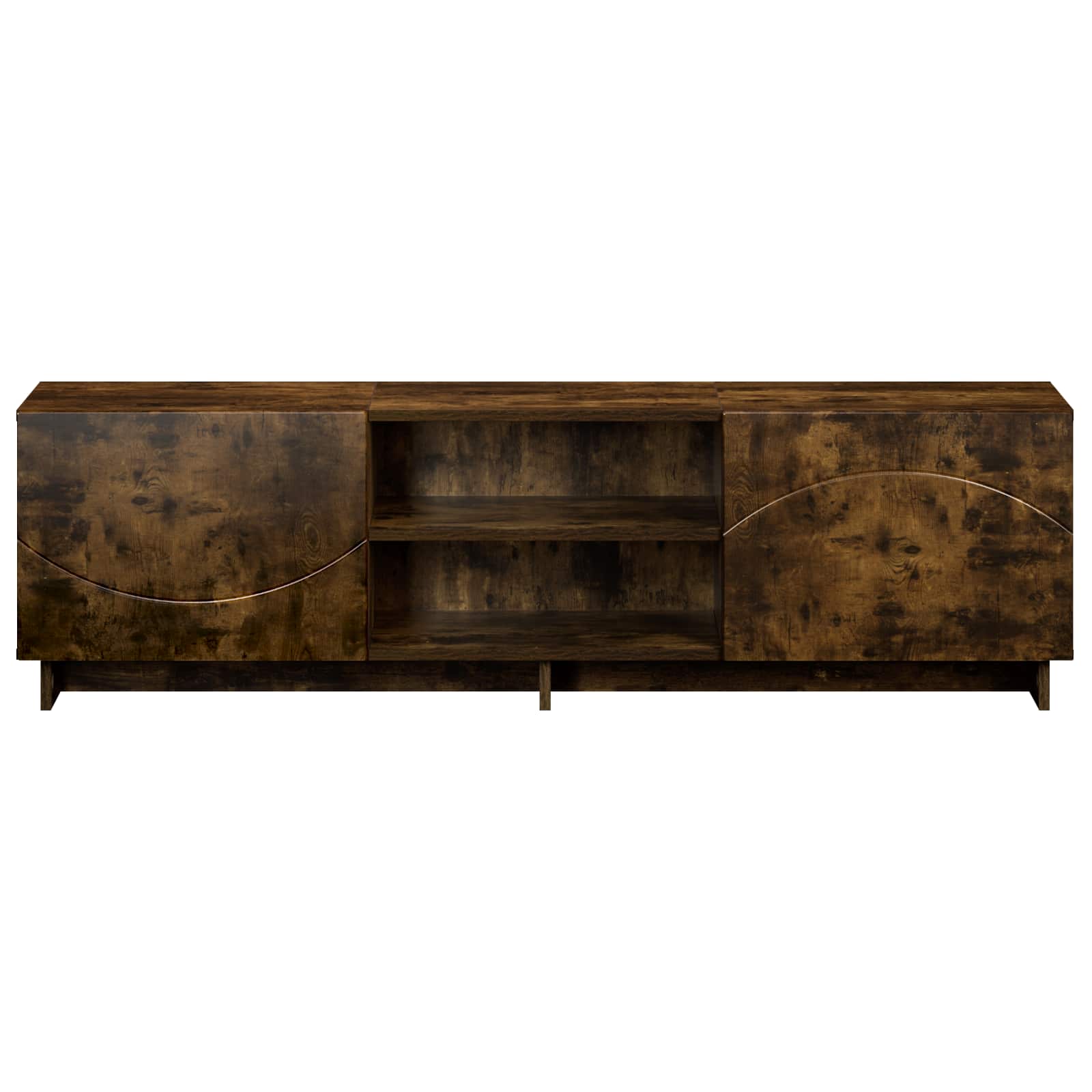 TV stojalo 140 x 34,5 x 40 cm Dimljen hrast Inženirski les