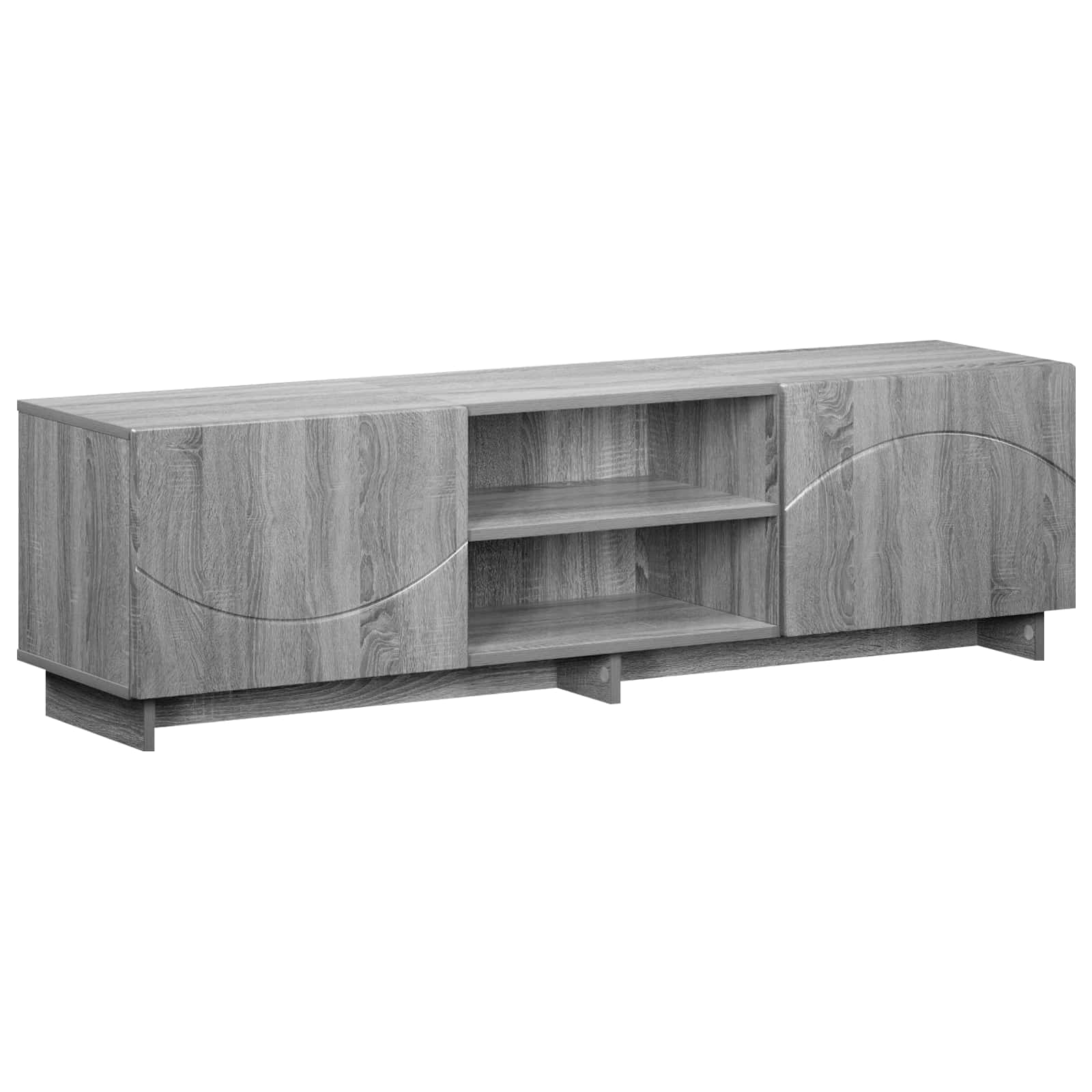 TV stojalo 140 x 34,5 x 40 cm Siva Sonoma Inženirski les