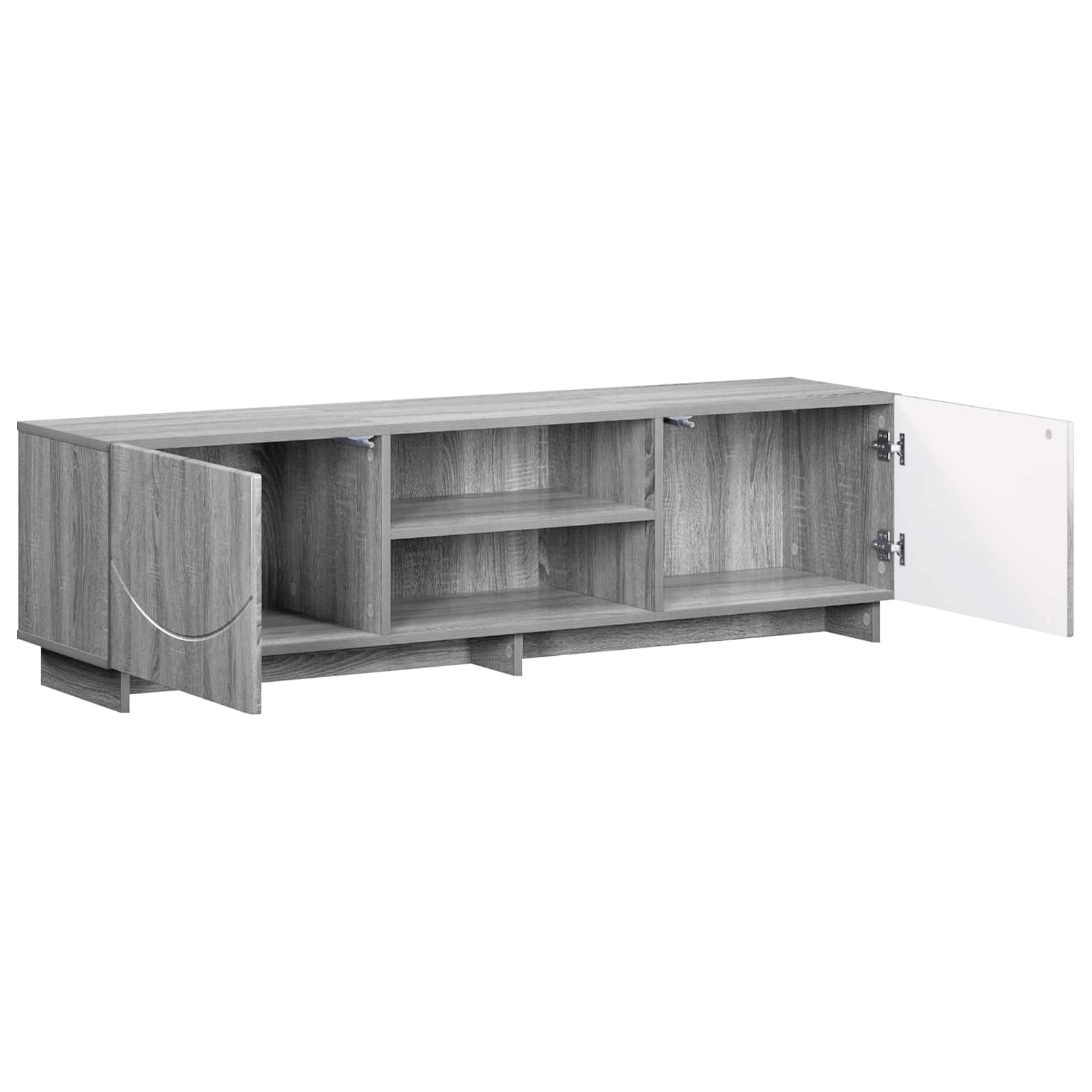 TV stojalo 140 x 34,5 x 40 cm Siva Sonoma Inženirski les