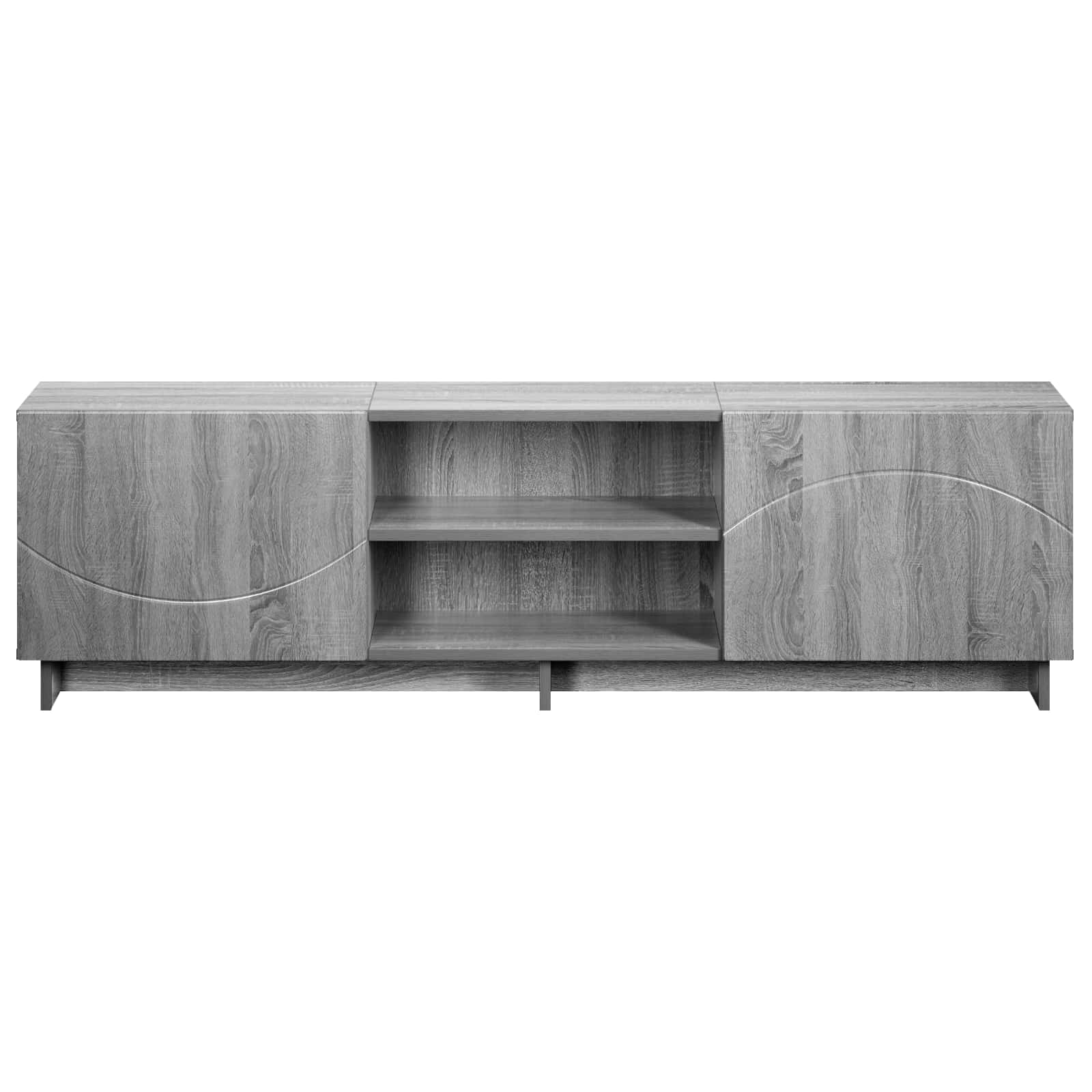 TV stojalo 140 x 34,5 x 40 cm Siva Sonoma Inženirski les